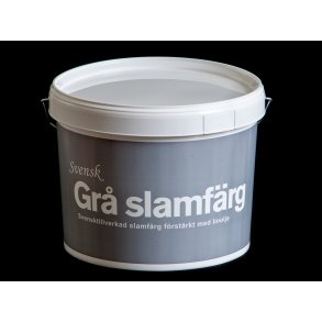 Svensk gr� slamfarve - helmat - 10 l
