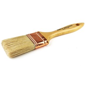 Flad lakpensel natur lyse svineh�r 70 mm