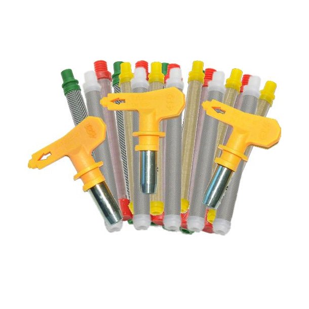 Airless dyser og filter - Magnumpakke - til putty - �11,1 mm