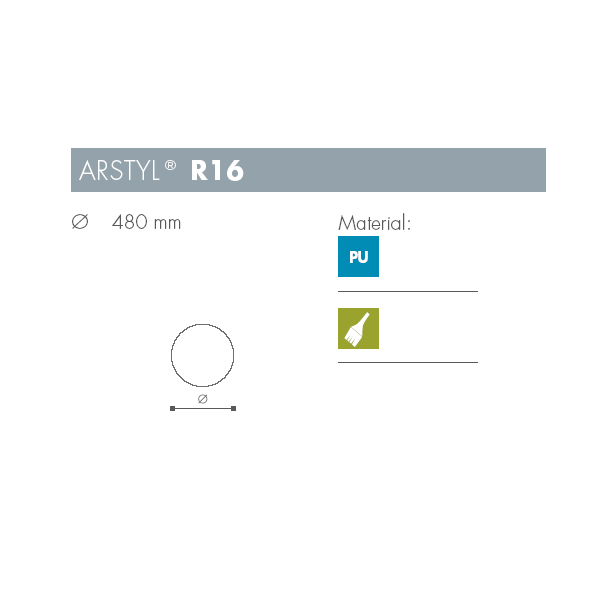 Roset - Arstyl - R16 - 480 mm