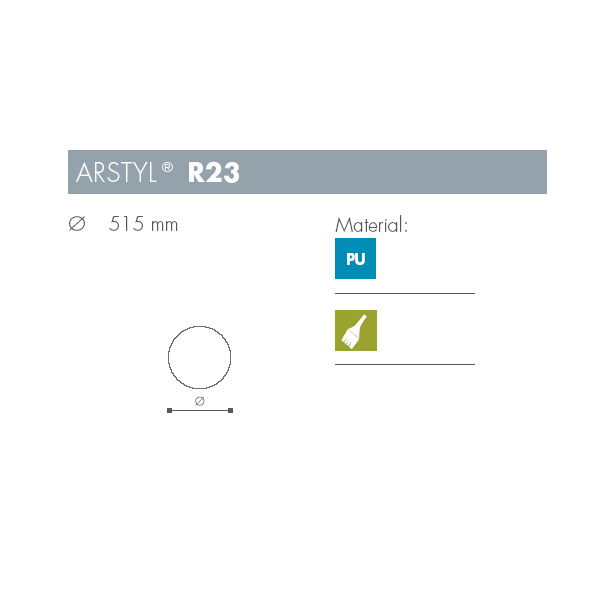 Roset - Arstyl - R23 - 515 mm