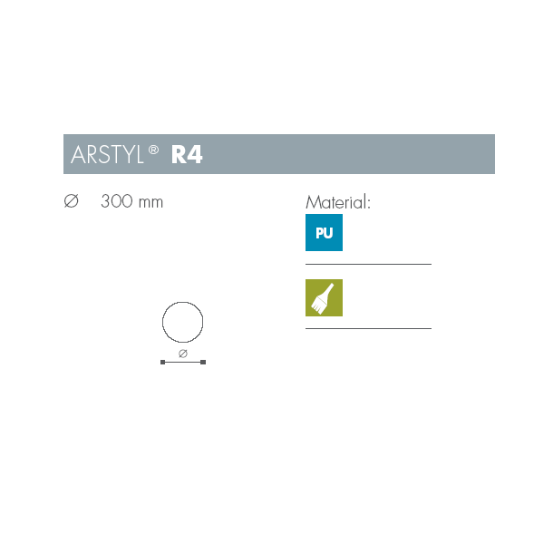 Roset - Arstyl - R4 - 300 mm 