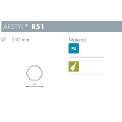 Roset - Arstyl - R51 - 590 mm