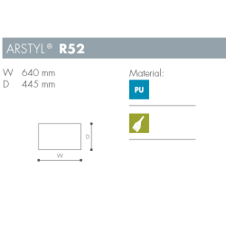 Roset - Arstyl - R52 - 640 mm x 445 mm