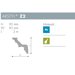 Stuk - Arstyl - Z2 - 2 m - 85 mm x 85 mm