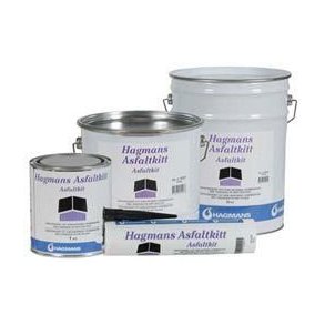 Hagmans Asfaltkit - sort - til fugepistol - 310 ml
