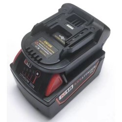 Batteri adapter DM18M - DeWalt/Milwaukee til Makita - batteri medf�lger ikke