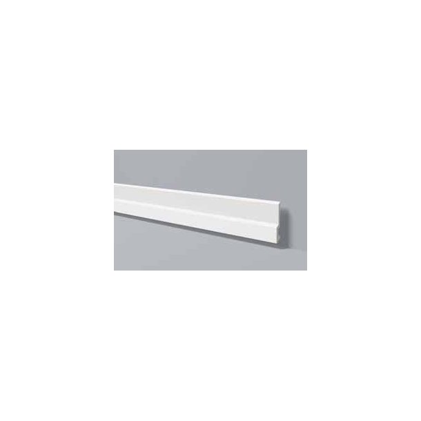 Fodpanel - Wallstyl - FD22 - 2 m x 130 mm x 18 mm