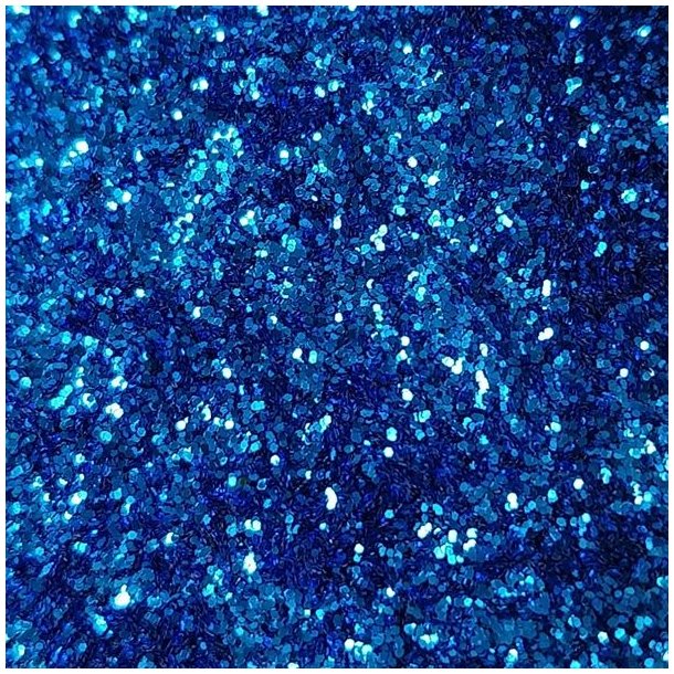 Metallic glitter PET - DecoPigment - glimmer - bl� - ekstra fine - 500 g