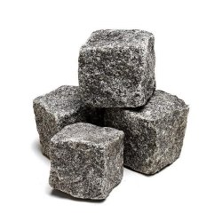 Chaussesten - m�rk gr� portugisisk - 9 x 9 x 9 cm - Ca. 1.000 kg - palle