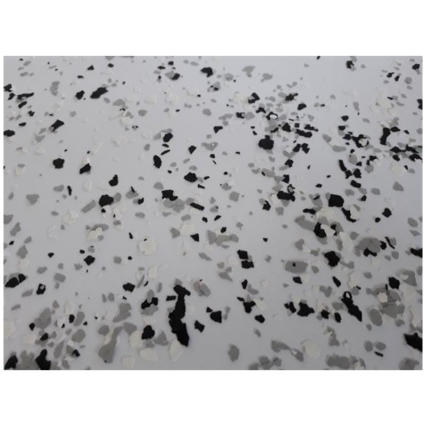 Flakes Epoxy gulve - chips - hvid - 2 kg