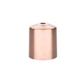 Cover til lysestage - b�rstet kobber - �6,3 x 7,5 cm - 6 stk.