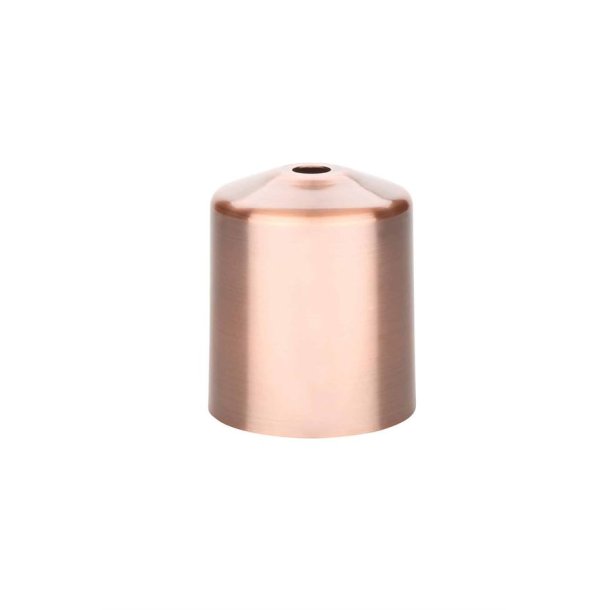 Cover til lysestage - b�rstet kobber - �6,3 x 7,5 cm - 6 stk.