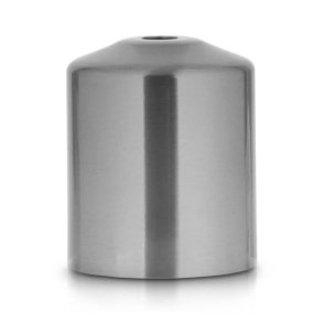 Cover til lysestage - b�rstet st�l - �6,3 x 7,5 cm - 6 stk.