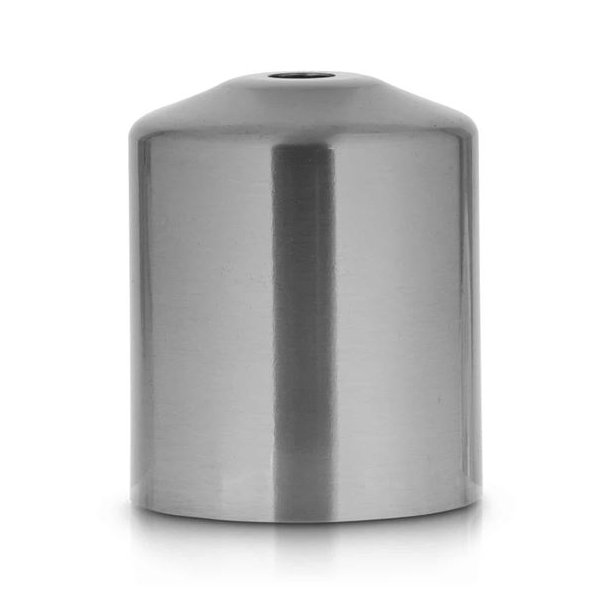 Cover til lysestage - b�rstet st�l - �6,3 x 7,5 cm - 6 stk.