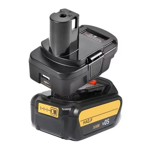 Batteri adapter DM18RL - DeWalt/Milwaukee til Ryobi OnePlus - batteri medf�lger ikke