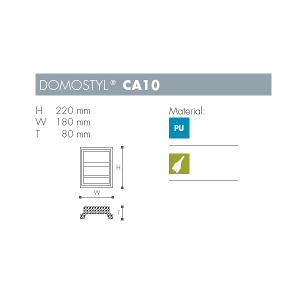 Konsol - Domostyl - CA10 - 220 mm x 180 mm