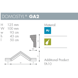 Portal - Domostyl - GA2 - 125 mm x 100 mm
