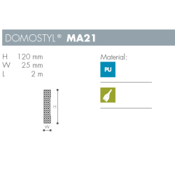 B�nd - Domostyl - MA21 - 2 m - 120 mm x 25 mm
