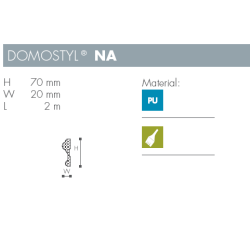Liste - Domostyl - NA - 2 m - 70 mm x 20 mm