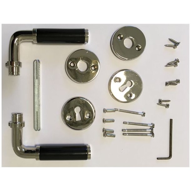 D�rgreb 383 Funkis Esperg�rde forniklet blank, sort bakelit