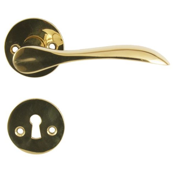 D�rgreb 341 Bellevue poleret messing - med lak