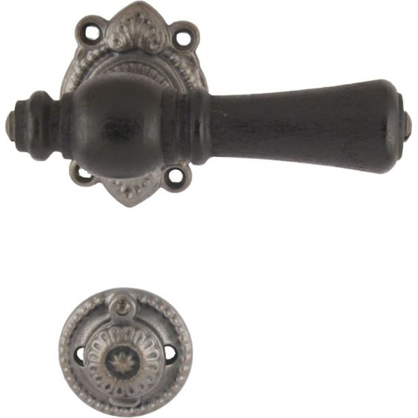 D�rgreb 670 �sterbro Almue oxideret sort st�bejern - sortlakeret tr� - combi