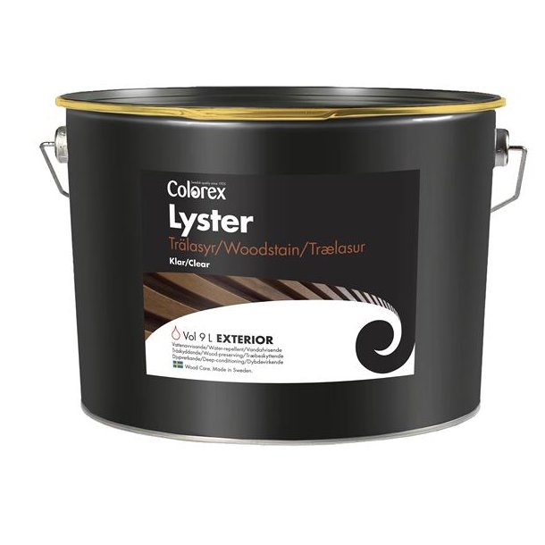 Facadeolie - Colorex - Lyster - oliebaseret - klar - med fungicid - 2,7 l