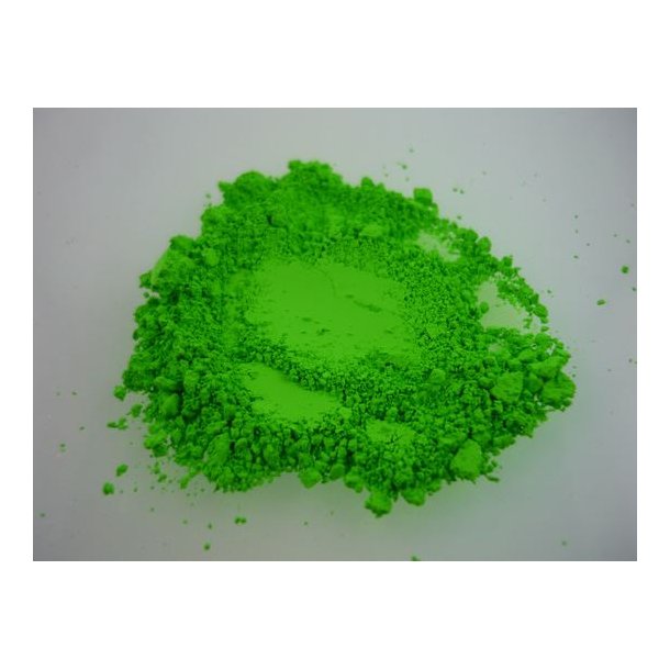 Fluorescerende Epoxy gulve - DecoPigment - pigment - Gr�n - 100 g