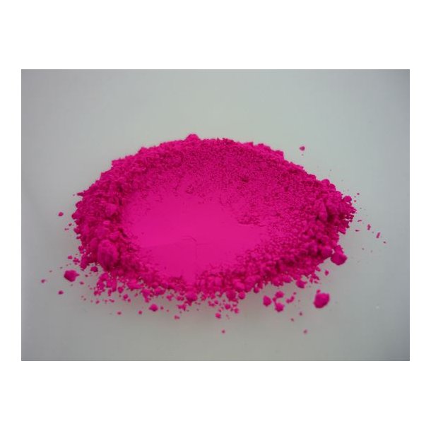 Fluorescerende Epoxy gulve - DecoPigment - pigment - Magenta - 100 g