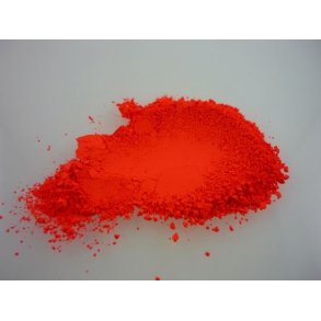 Fluorescerende Epoxy gulve - DecoPigment - pigment - R�d - 100 g