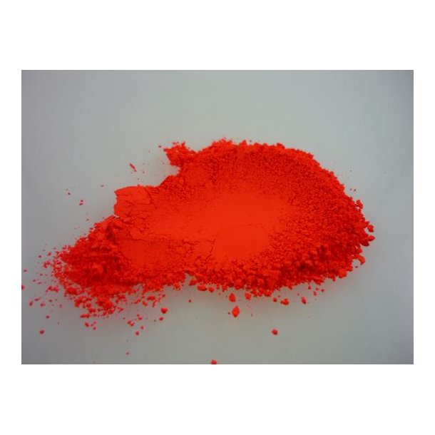 Fluorescerende Epoxy gulve - DecoPigment - pigment - R�d - 100 g