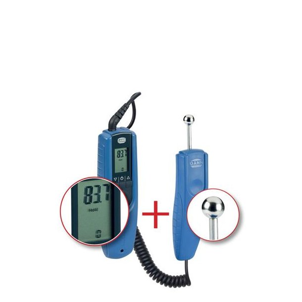 Professionel fugtighedsm�ler - Gann Hydromette BL UNI 11 inkl. elektrode B 55 BL og kuffert - s�t