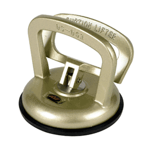 Glasl�fter vacum - aluminium - 1 kop - max. 30 kg