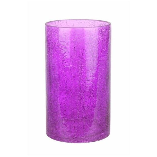 Glas vase - ice lilla - �8,0 x 9,5 cm - 12 stk.