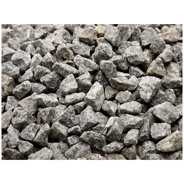 Gr� granitsk�rver lys - 11-16 mm - 1 m3 - Ca. 1.500 kg - big bag