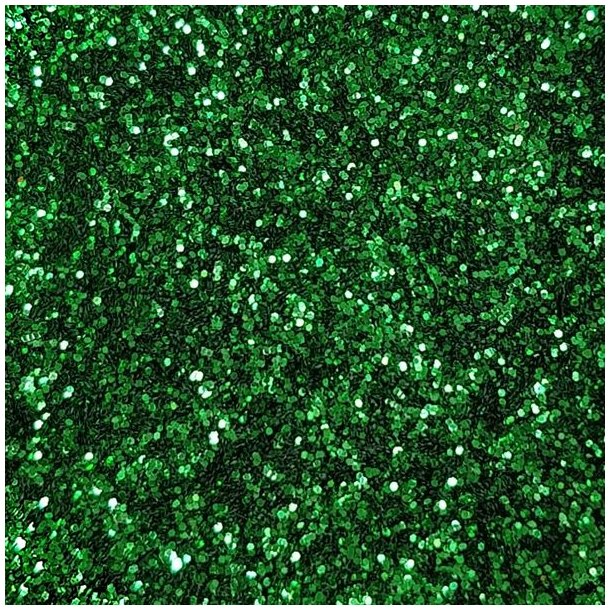 Metallic glitter PET - DecoPigment - glimmer - gr�n - ekstra fine - 50 g