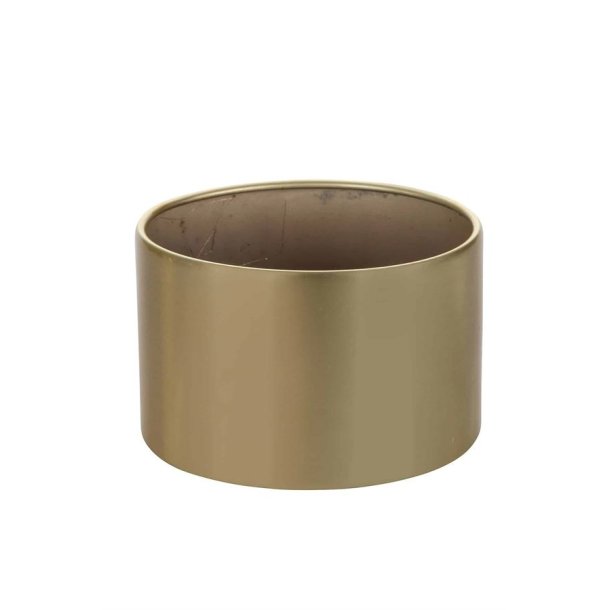 H�j base til lysestage - b�rstet messing guld - �8,0 x 5 cm - 6 stk.