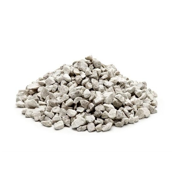 Hvide granitsk�rver - 8-11 mm - 0,67 m3 - Ca. 1.000 kg - mini bag