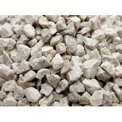 Hvide granitsk�rver - 8-11 mm - 0,67 m3 - Ca. 1.000 kg - mini bag