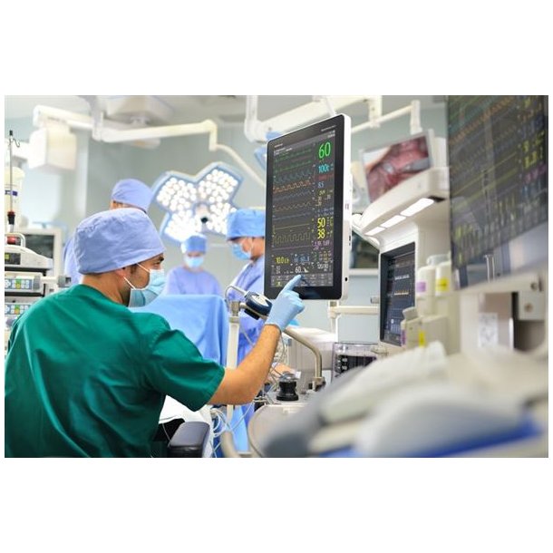 Kirurgisk Mundbind, 3 lag, IIR og CE godkendt - 50 stk. foldbar