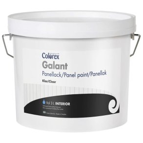 Klar lak - Colorex -  vandbaseret - Galant 15 - Halvmat - 0,9 l