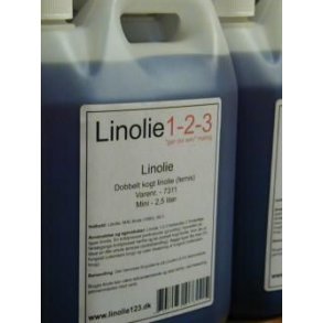 Dobbeltkogt linolie - fernis - 2,5 l