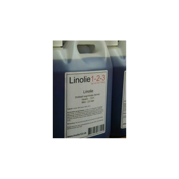 Dobbeltkogt linolie - fernis - 2,5 l