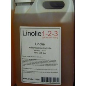 Koldpresset linolie - 2,5 l