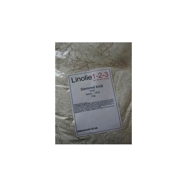 Slemmet kridt - 3 kg