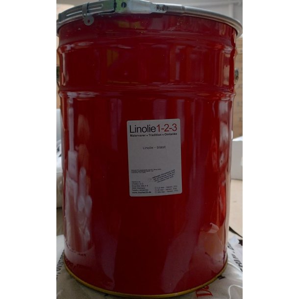 Linolie - bl�st - genbrugsemballage - 20 l