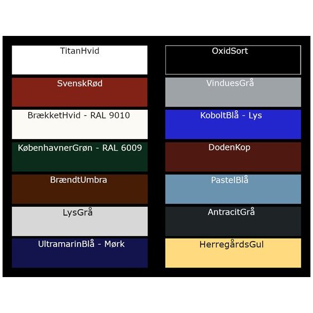 SvenskR�d - held�kkende linoliemaling - m/fungicid - Plantona - 1 l