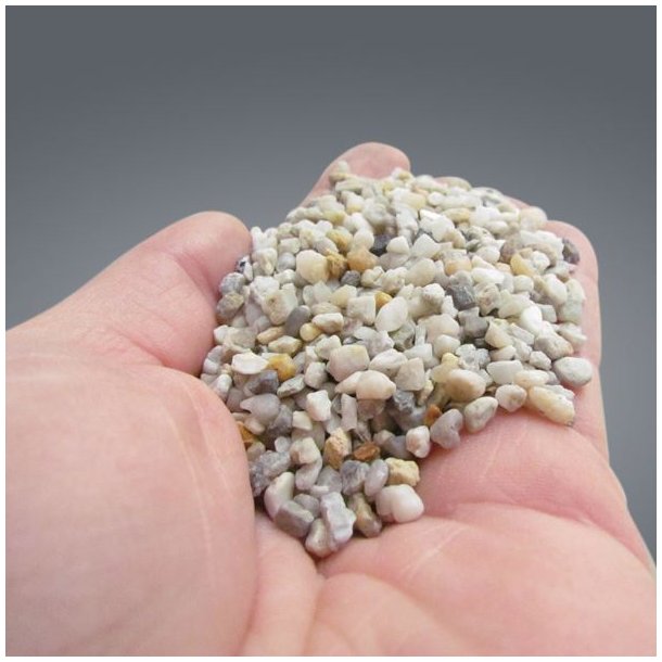 Lys natursten 3-4 mm - 4,8 kg