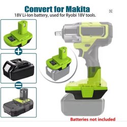 Batteri adapter MT20RNL - Makita til Ryobi OnePlus - batteri medf�lger ikke